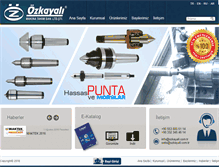 Tablet Screenshot of ozkayali.com.tr